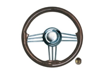 РУЛЬ КРАСНОГО ДЕРЕВА 350 ММ