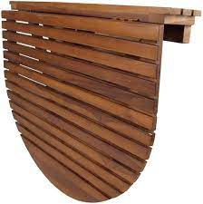Stół SKŁADANY na ścianę TEAK