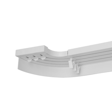 Концевой отвод для рельса ПВХ III, комплект из 3 направляющих