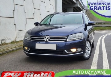 Volkswagen Passat B7 Variant 2.0 TDI CR DPF BlueMotion 140KM 2012 Volkswagen Passat NAVI Bezowe skory 2xCzujniki...