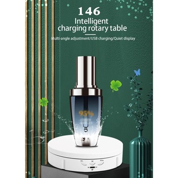 Электрический вращающийся на 360° проигрыватель с зарядкой через USB