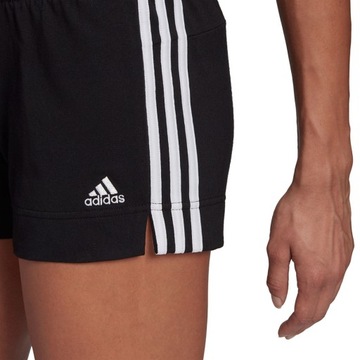 XS Spodenki damskie adidas Essentials Slim Shorts czarno-białe GM5523 XS