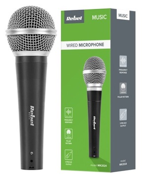 MIKROFON DYNAMICZNY REBEL DM-80 + ETUI KABEL