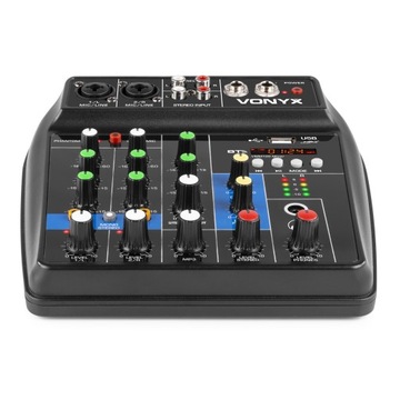 Аналоговый аудиомикшер VMM100 с USB/BT Vonyx
