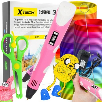 DRUKARKA 3D DŁUGOPIS 3D PEN 2 GENERACJA 200M WKŁAD