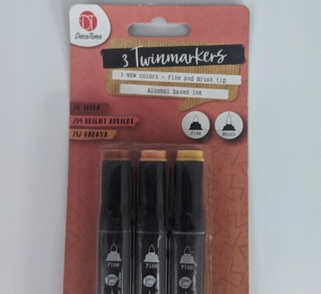 TWINMARKERS АЛКОГОЛЬНЫЕ РУЧКИ 3 DOUBLE 20 217