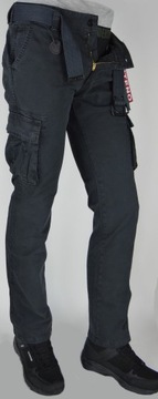 АНТРАЦИТ Брюки-карго стрейч с поясом r32 IT. Различные размеры