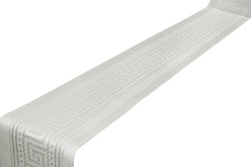 Taśma ozdobna tkana żakardowa szara wys. 16 cm