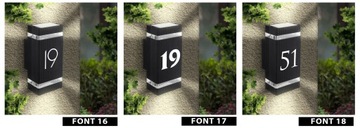 Садовый настенный светильник LAMP MANY DESIGNS NUMBER для дома