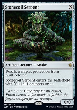 Stonecoil Serpent - Throne of Eldraine