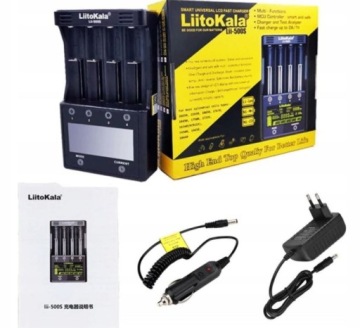 LiitoKala Lii-500 Универсальное зарядное устройство для литий-ионных аккумуляторов типа AAA18650