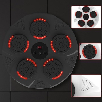 МУЗЫКАЛЬНАЯ БОКС-МАШИНА С BLUETOOTH BOXING WALL, ЧЕРНАЯ