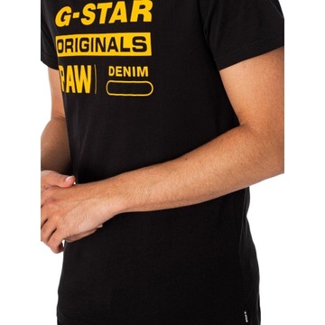 T-shirt męski G-Star Raw Graphic, Regular Fit, czarny, rozm. M