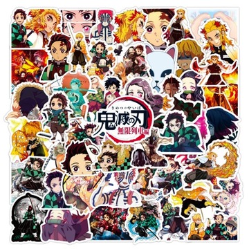 100 PCS Demon Slayer Kimetsu nie Yaiba Mugen
