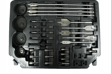 НАБОР 300 шт. СВЕРЛА, НАСАДКИ, КОРОНОЧНЫЕ ПИЛЫ, ФРЕЗЫ