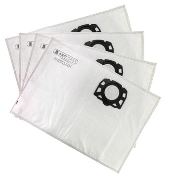 4 фильтр-мешка для пылесоса KARCHER KWD WD 3 KFI 357 V17 V15 V19 SE WD2 V12