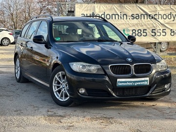 BMW Seria 3 E90-91-92-93 Touring E91 2.0 318d 143KM 2010 BMW Seria 3 RATY 320 d Navi Xenon Skora Panorama dach Super stan LIFT Gwar, zdjęcie 11
