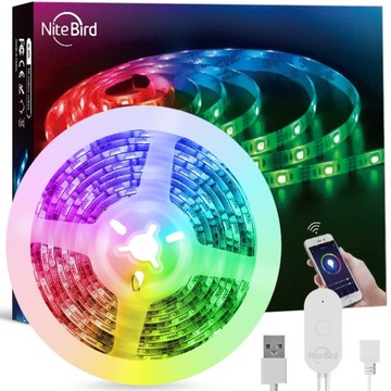 GOSUND INTELIGENTNA SMART TAŚMA LISTWA LED WIFI TUYA GOOGLE ALEXA SL1 2.8m