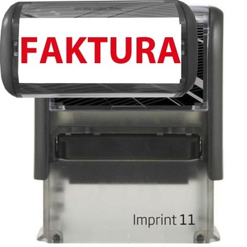 PIECZĄTKA FAKTURA TRODAT 8911 DO FIRMY BIURA CZARNA 38x14mm