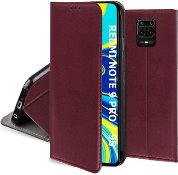 ETUI S-MAGNETIC MAGNES + SZKŁO do REDMI NOTE 9 PRO