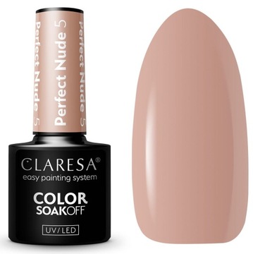CLARESA LAKIER HYBRYDOWY PERFECT NUDE 5 -5G