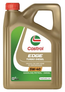 OLEJ CASTROL EDGE 5W40 TURBO DIESEL 4L