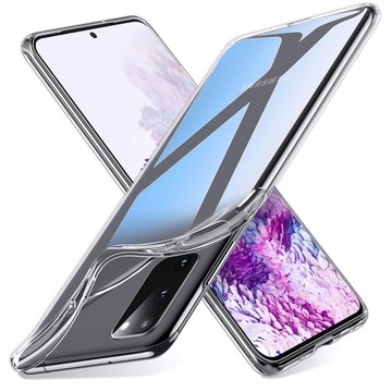 ETUI CLEAR CASE SLIM PLECKI POKROWIEC FUTERAŁ DO GALAXY S20 FE + SZKŁO