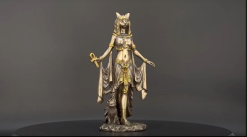 Статуэтка Скульптура Статуэтка ЕГИПЕТСКАЯ БОГИНЯ ЗАЩИТЫ BASTET VERONESE WU77608A4