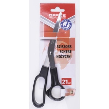 Nożyczki biurowe Office Products 21cm solidne wytrzymałe