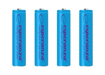 ESPERANZA AKUMULATORKI NI-MH AAA 1000MAH 4SZT. NIE