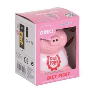 DIET PIG для ХОЛОДИЛЬНИКА - датчик ЗВУКОВЫМ сигналом предупреждает о необходимости перекусывать