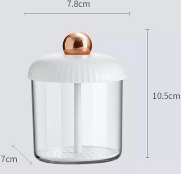 Kubek | pojemnik | spieniacz do szamponu BIAŁY