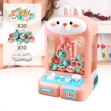 MINI CLAW MACHINE PARTY PREZENTY MINI AUTOMATY DLA DZIECI 30 LALEK