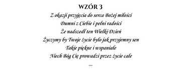 Pamiątka I KOMUNII ŚWIĘTEJ BIERZMOWANIA Podziękowanie dla CHRZESTNYCH