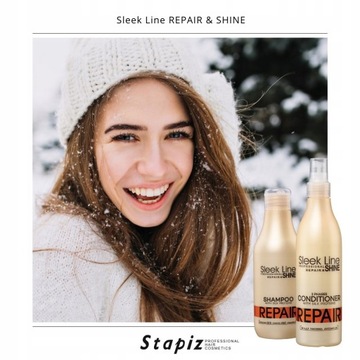 СТАПИЗ Шампунь-маска-бальзам для волос 1л + пилка