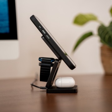 ИНДУКЦИОННОЕ ЗАРЯДНОЕ УСТРОЙСТВО 3 В 1 ДЛЯ СКЛАДНОГО MAGSAFE ДЛЯ IPHONE AIRPODS APPLE WATCH