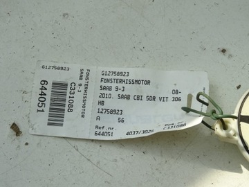 SAAB 9-3 MOTOREK OKNO 12758923