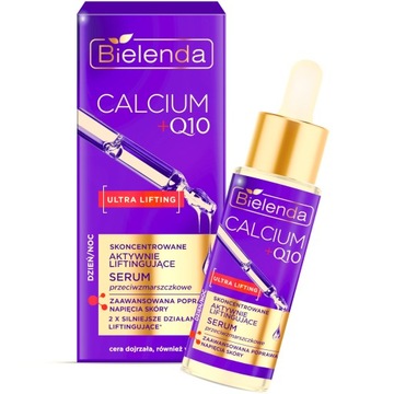 BIELENDA CALCIUM+Q10 SERUM PRZECIWZMARSZCZOWE AKTYWNIE LIFTINGUJĄCE