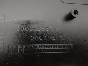 GRILL Atrapa chłodnicy krata zderzaka AUDI Q3 8U0853651P lift 15- czarny