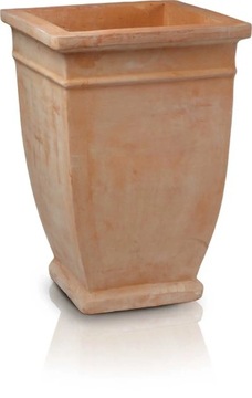 WYSOKA DONICA DONICZKA DO OGRODU Z TERAKOTY TUSCAN - RICK POT 34X48 CM
