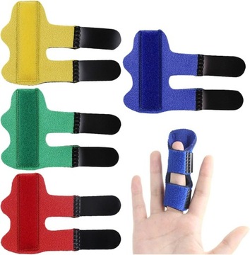4 szt. Splint palca spustowego, regulowana szyna na palec, opaska