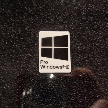 Naklejka Windows 10 Pro Label 16x22 mm 512b