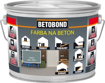 Farba do Posadzek Betonowych Odporna na Ścieranie SZARA 2,5L Polifarb