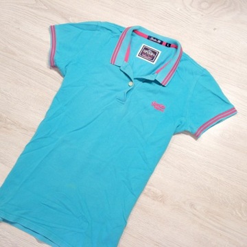 SUPERDRY _ MARKOWA KOSZULKA POLO Z LOGO _ M/L