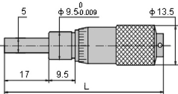 МИКРОМЕТРИЧЕСКАЯ ГОЛОВКА 0-13 мм