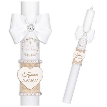 КРЕЩЕННАЯ СВЕЧА, КРЕЩЕСТВЕННАЯ ОДЕЖДА + КОРОБКА