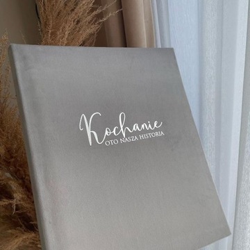 ALBUM WELUROWY na zdjęcia chrzest 60 STR.BIAŁYCH