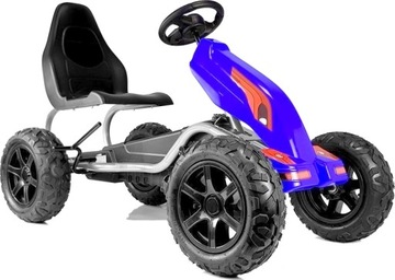 МЕГА ГОКАРТ С ПЕДАЛЯМИ, НАДУВАННЫЕ КОЛЕСА, ТОРМОЗА ДО 100 кг