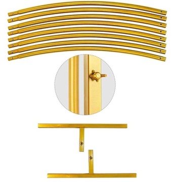 Подставка для воздушных шаров, круглая рамка, большая металлическая гирлянда из воздушных шаров высотой 2,2 м.