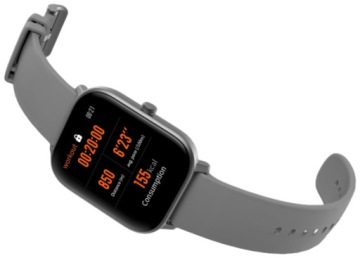 Умные часы Amazfit GTS серого цвета